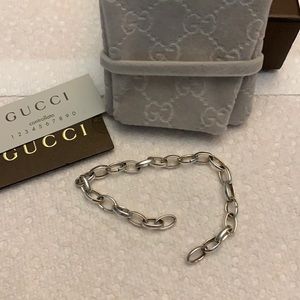 Gucci bracelet for charm sterling silver